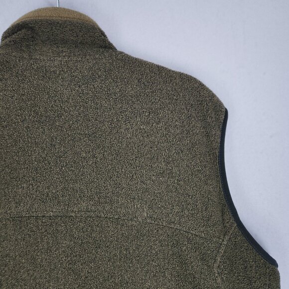 REI Vest Mens XL Green Brown Polartec Full Zip Fleece Lightweight Outdoor Casual - Picture 13 of 13